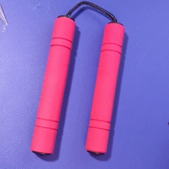 Ninja costume with mask and foam num chucks sz. Lg - Picture 16 of 16